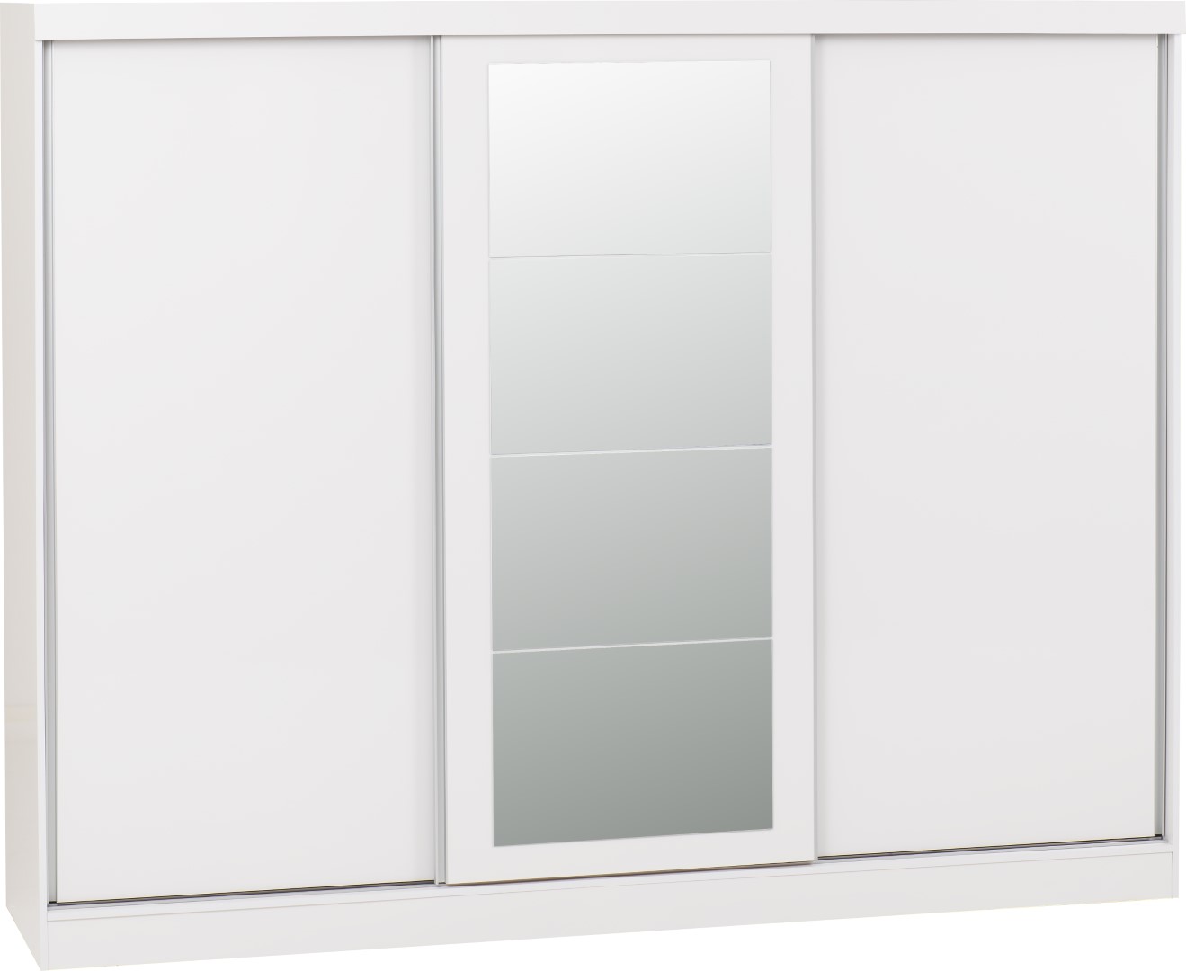 Homeplus Wardrobe W/slide Doors Wh 3a A2 main image 1
