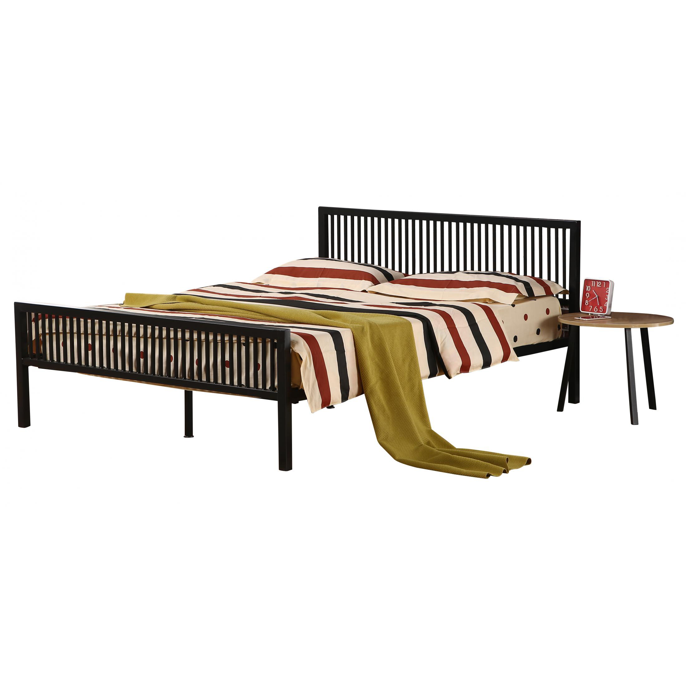 Kames King Size Bed Black - WT Home Centre